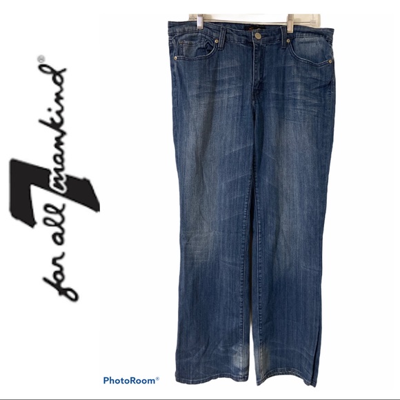 7 for All Mankind Wide Leg Jeans